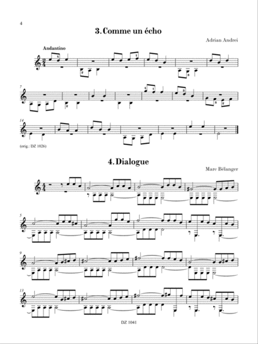 La guitare dans tous ses états, vol. 1 Classical Guitar scores gallery preview page 4