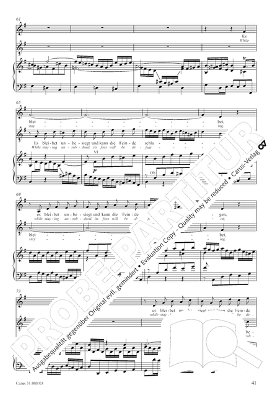 A mighty fortress is our God (Ein feste Burg ist unser Gott) A mighty fortress is our God (Ein feste Burg ist unser Gott) 4-Part scores gallery preview page 41