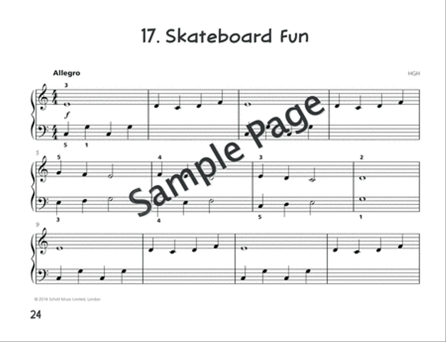 Piano Junior: Performance Book 1 Piano Method scores gallery preview page 25
