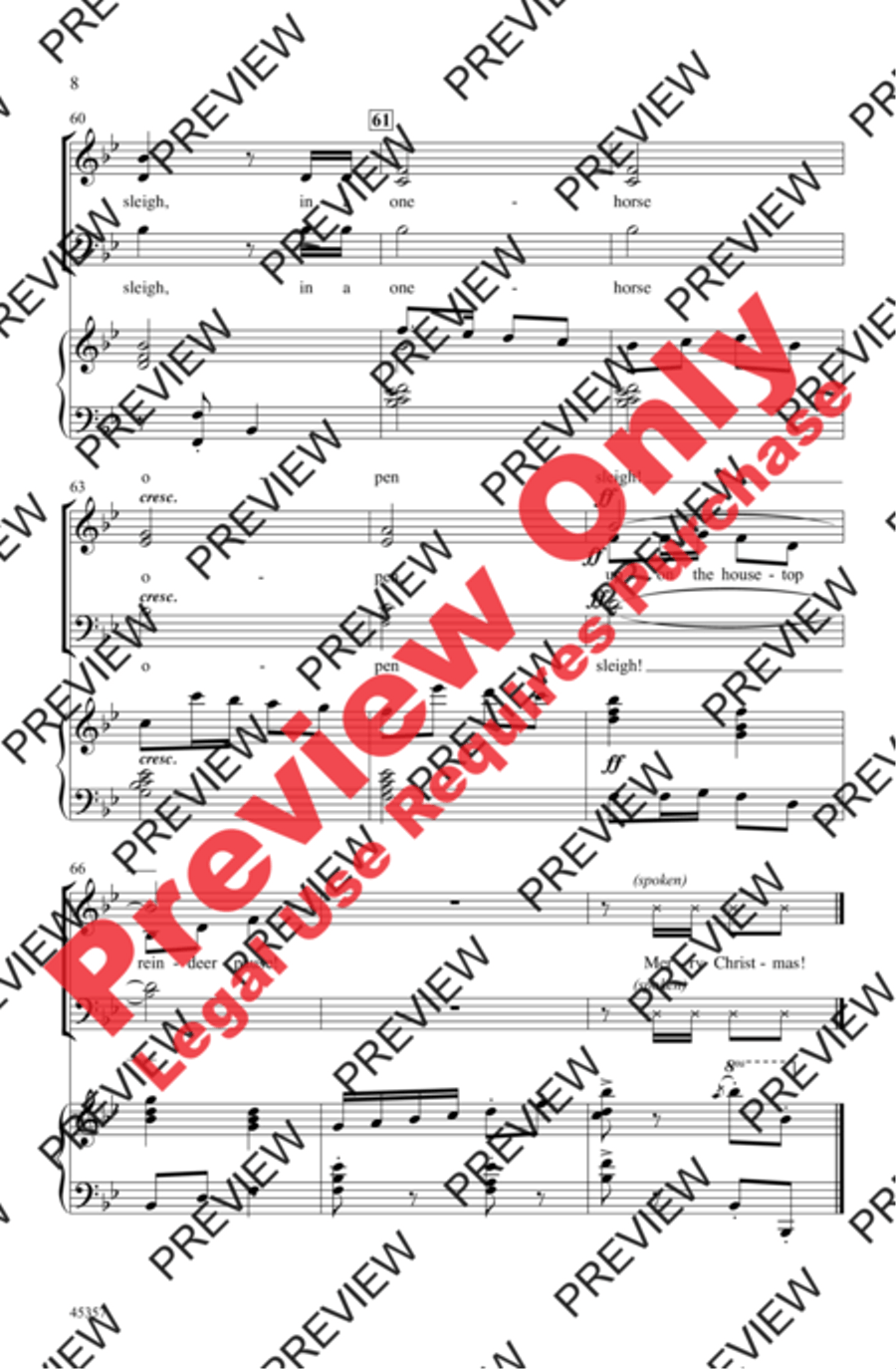 Christmas in 90 Seconds - SoundTrax CD (CD only) Choir scores gallery preview page 8
