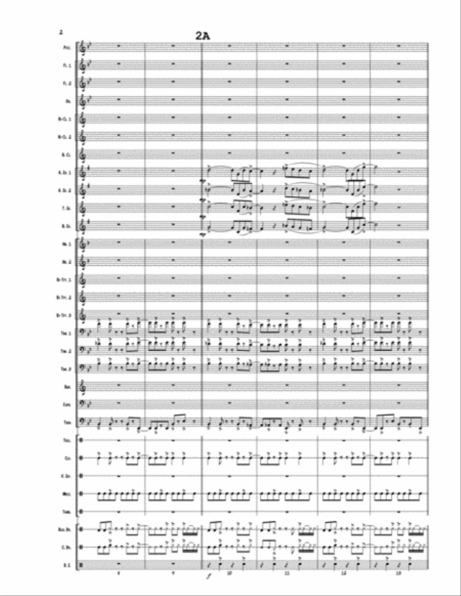 Viaje al Atardeser Concert Band scores gallery preview page 2