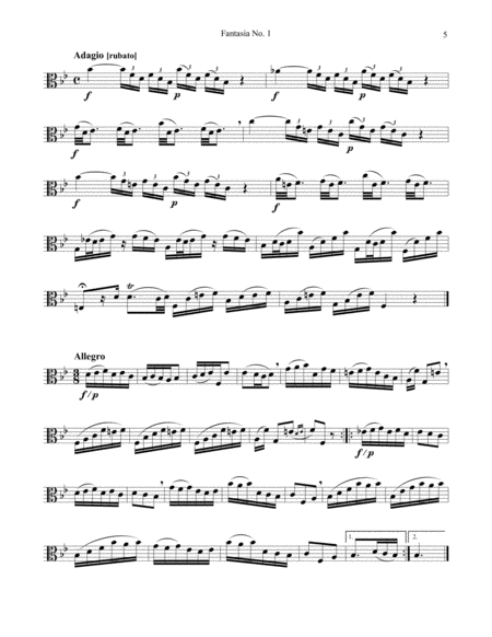 Twelve Fantasias for Alto Trombone
