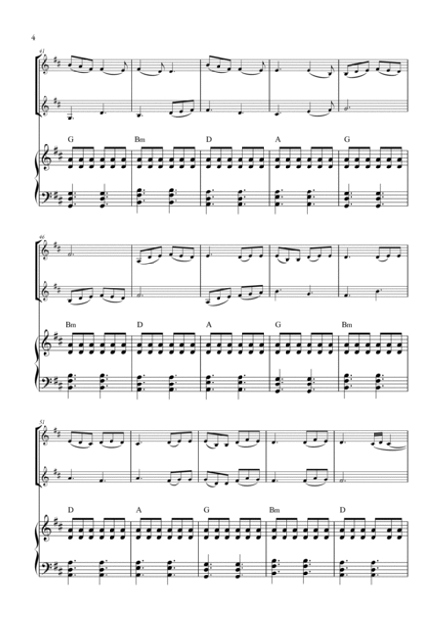 Dandelions Dandelions String Duet scores gallery preview page 4