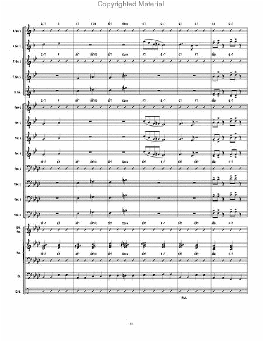 Don't Get Caught Jazz Ensemble scores gallery preview page 21