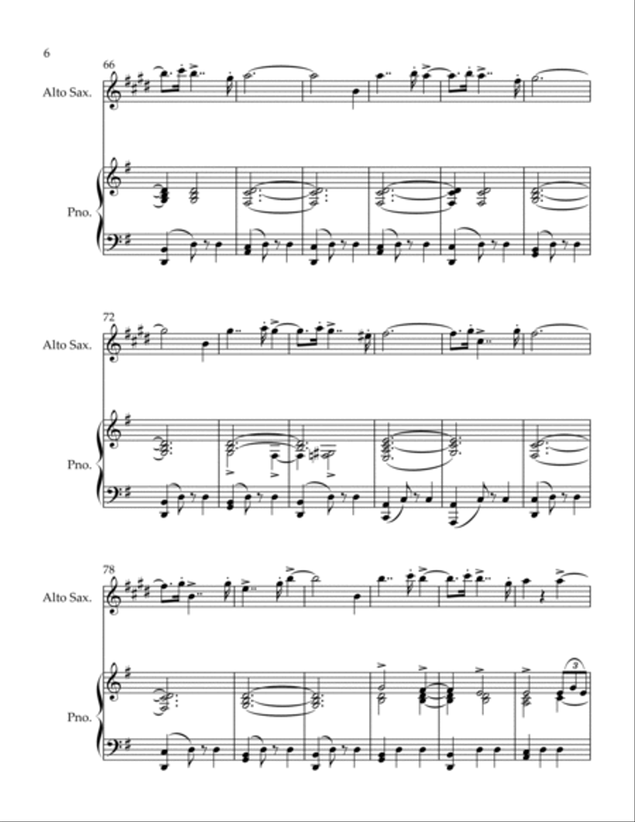 Liebesleid Liebesleid Alto Saxophone scores gallery preview page 6