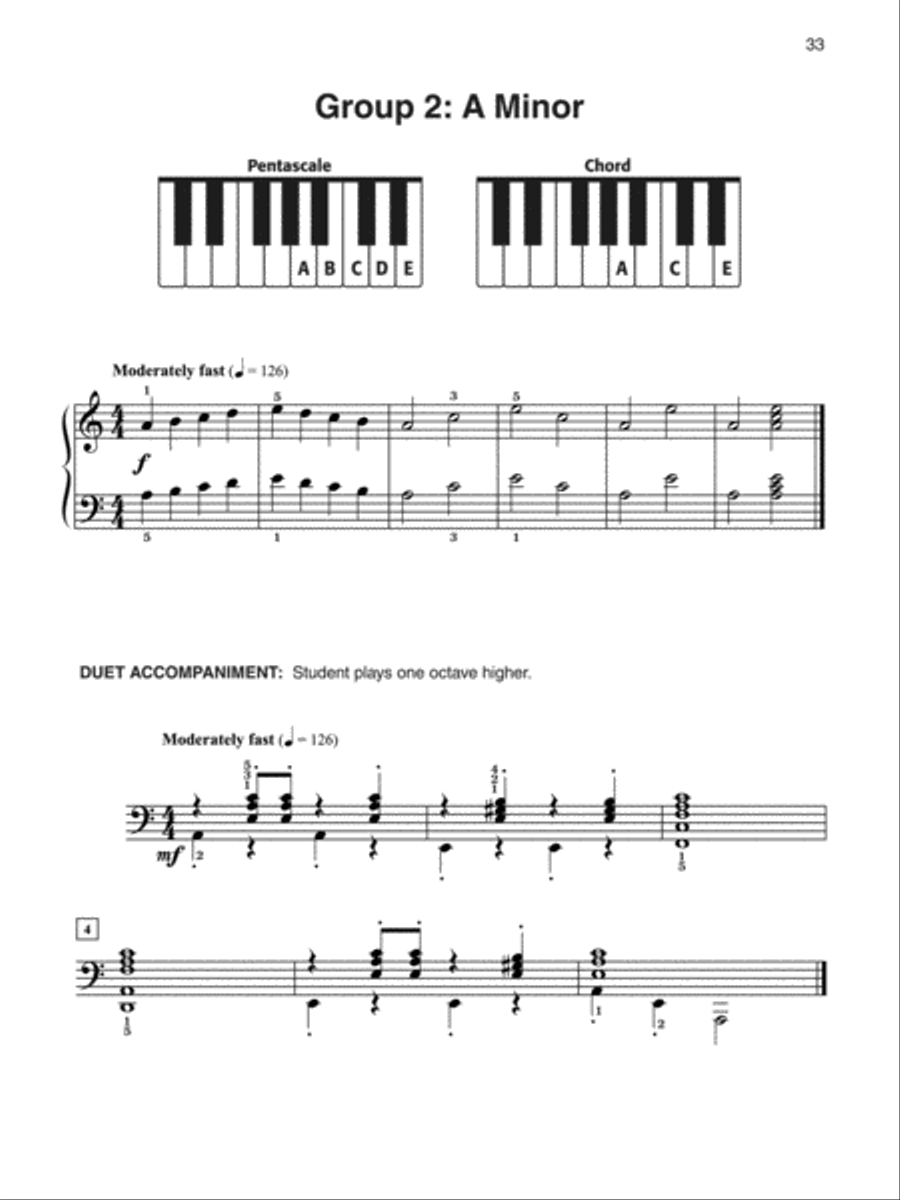 Pentascale Pro, Book 1 Piano Method scores gallery preview page 6