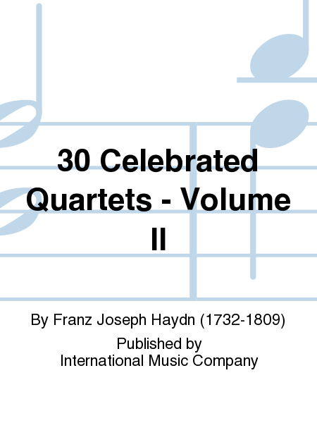 30 Celebrated Quartets: Volume II (JOCKISCH)