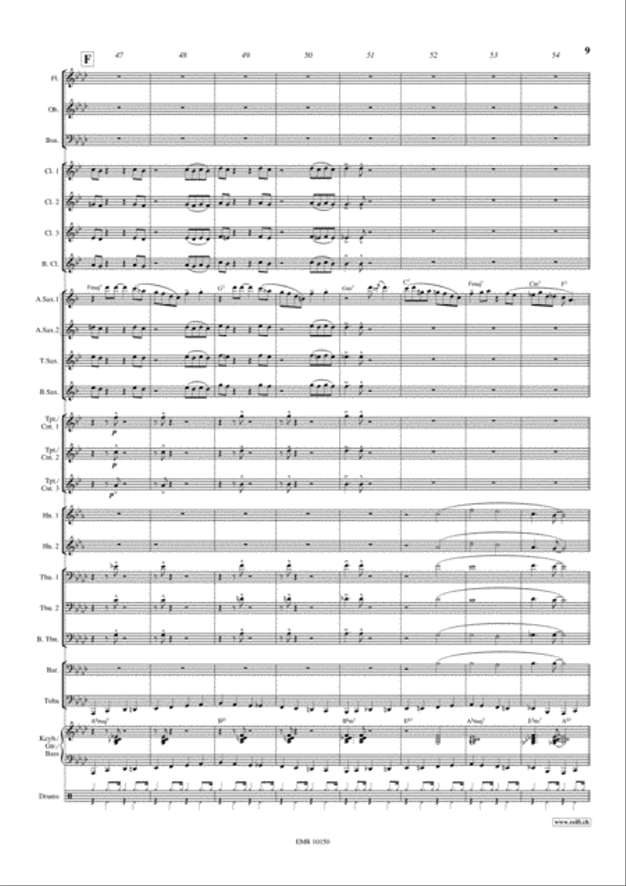 Take The A Train Concert Band scores gallery preview page 10