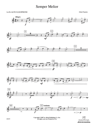 Semper Melior: E-flat Alto Saxophone