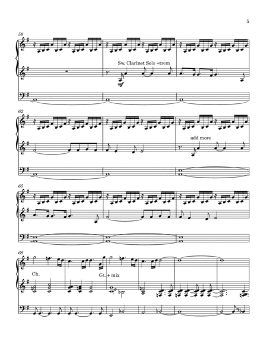 An American Symphony Organ Solo scores gallery preview page 5