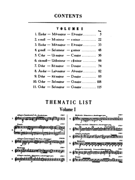 Sonatas, Volume 1