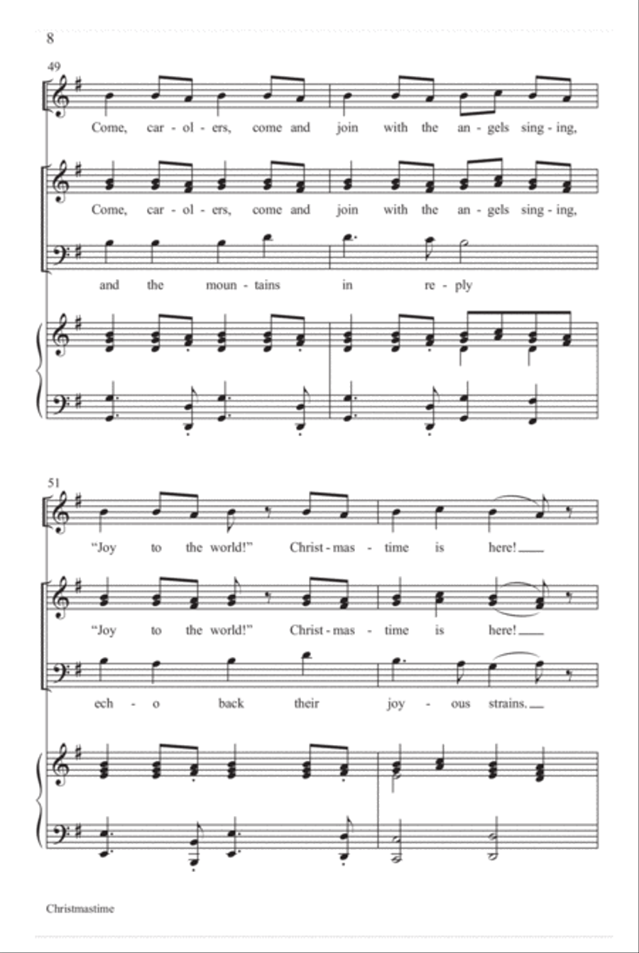 Christmastime Christmastime 3-Part scores gallery preview page 9