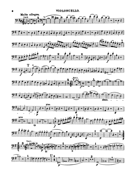 Ten Famous Quartets, K. 387, 421, 428, 458, 464, 465, 499, 575, 589, 590: Cello