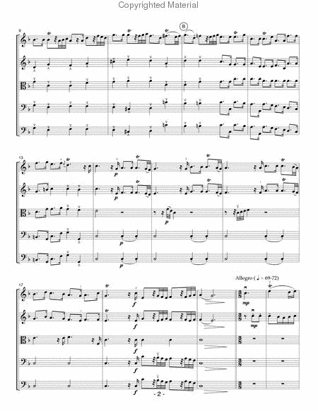 Overture in F Major for String Orchestra - Score image number null