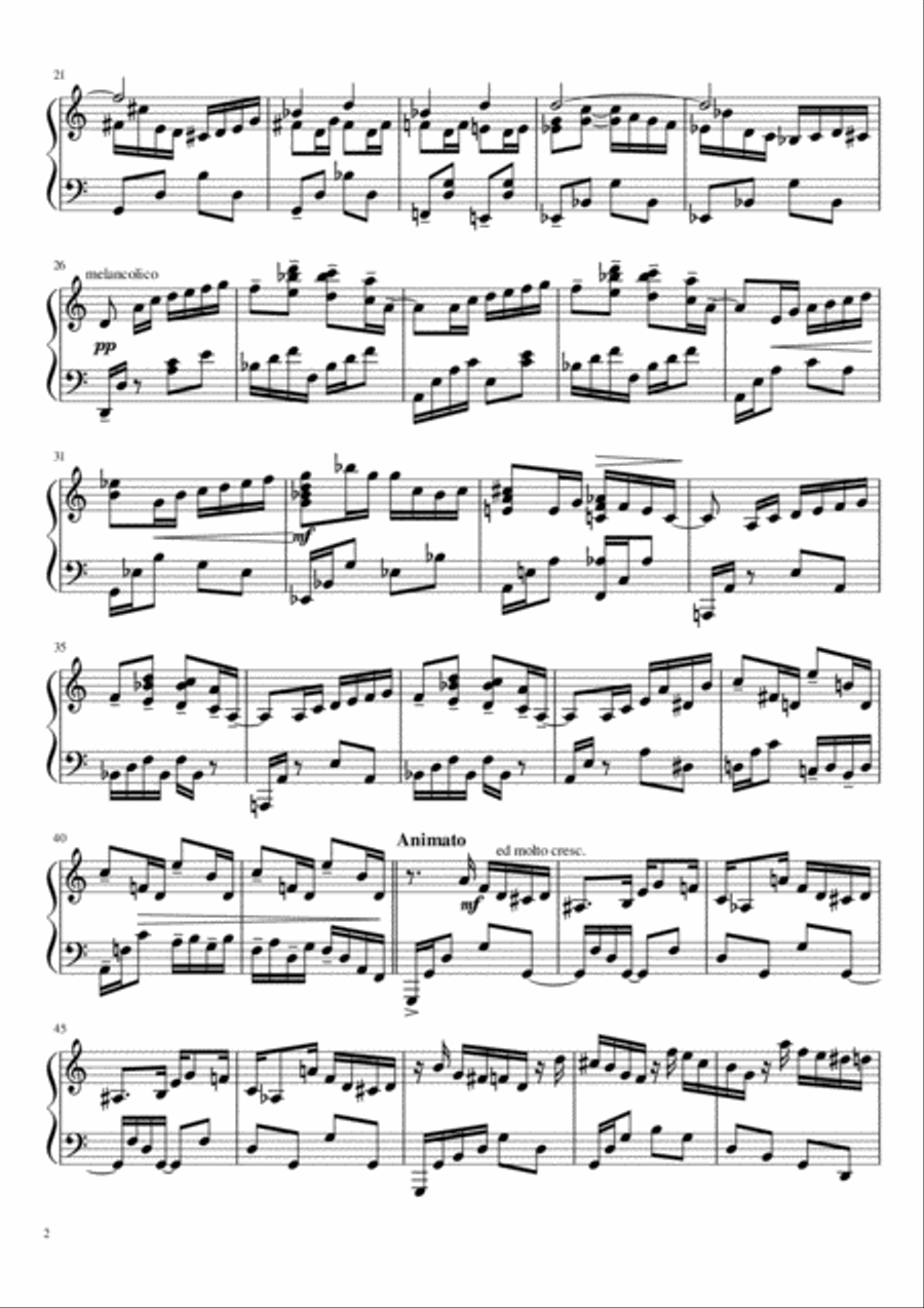 the Moods (№1) the Moods (№1) Piano Solo scores gallery preview page 2