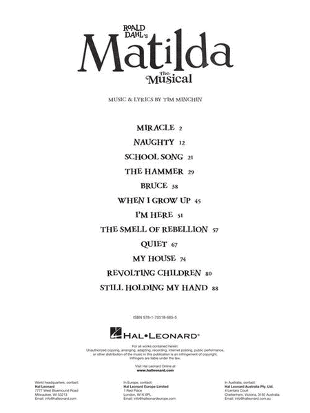 Roald Dahl's Matilda – The Musical