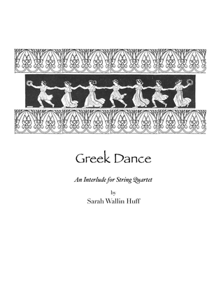 Book cover for Greek Dance (String Quartet)