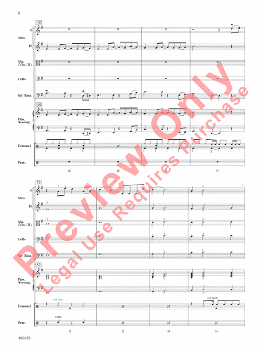 A Dua Lipa Duo A Dua Lipa Duo String Orchestra scores gallery preview page 9