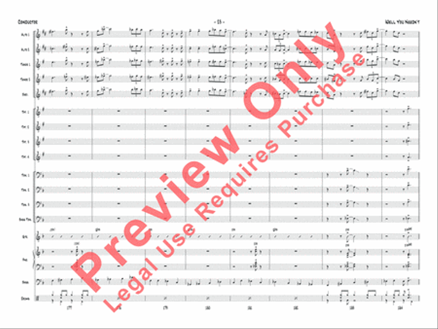 Well You Needn't Jazz Ensemble scores gallery preview page 24