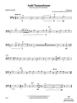 Auld Tannenbaum: String Bass