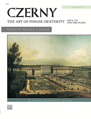 Book cover for The Art of Finger Dexterity, Op. 740 (Complete)