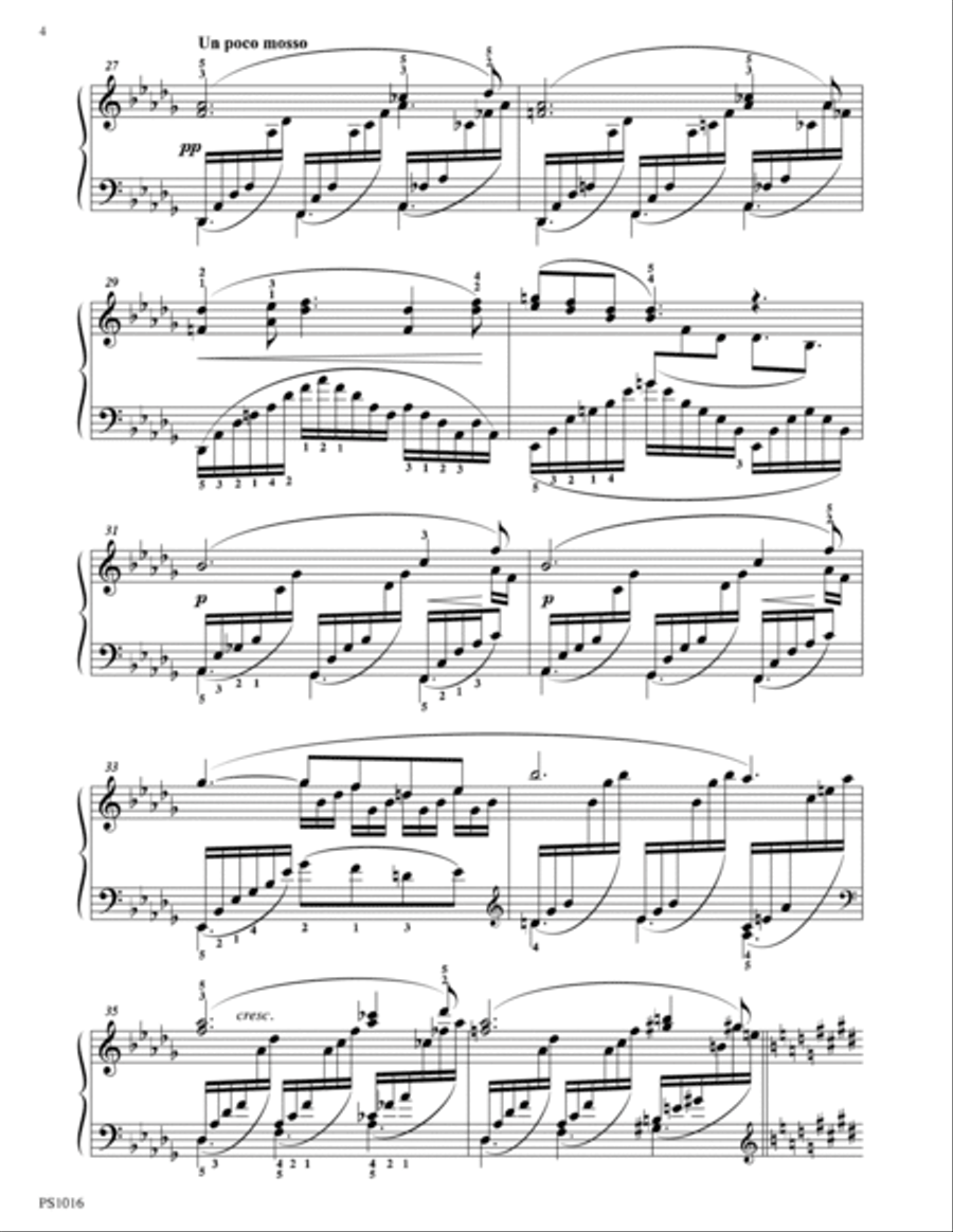 Clair de lune from Suite bergamasque Piano Solo scores gallery preview page 4