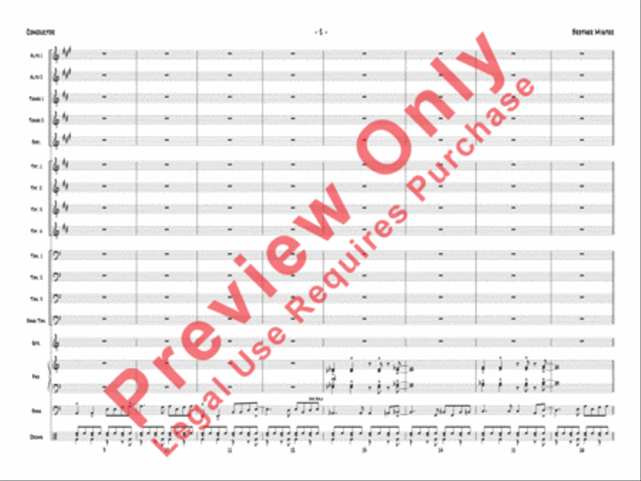 Brother Mister Jazz Ensemble scores gallery preview page 25