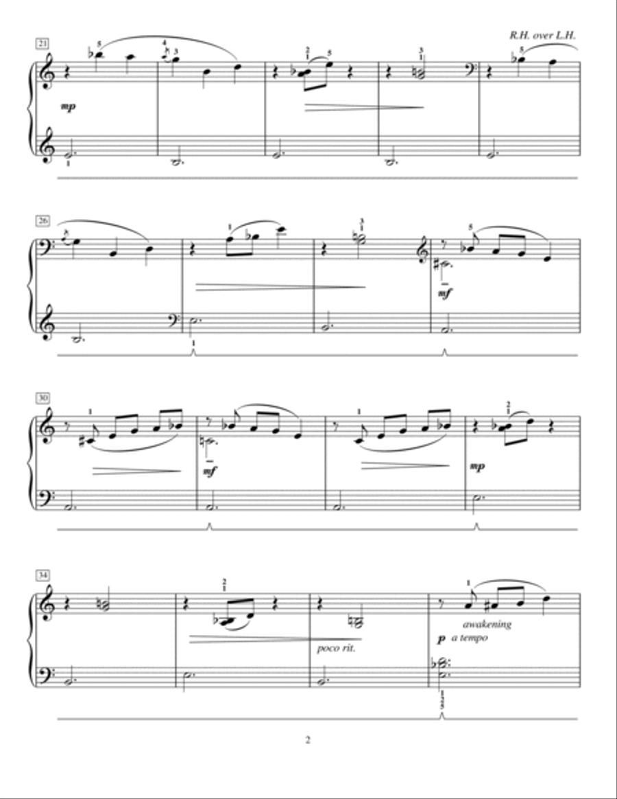 The Blue Cocoon The Blue Cocoon Piano Method scores gallery preview page 2