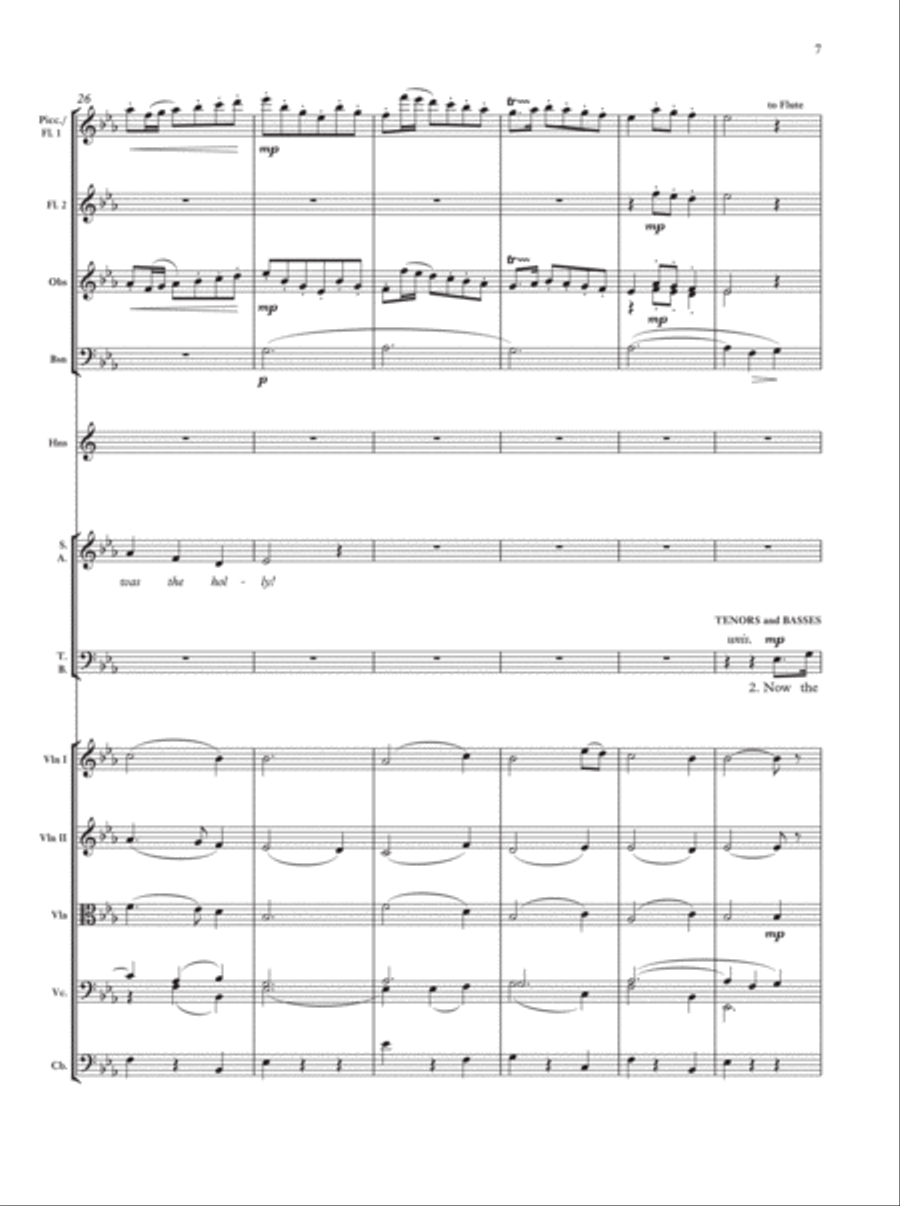 Sans Day Carol 4-Part scores gallery preview page 6