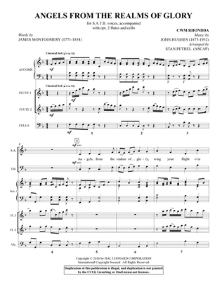 Angels from the Realms of Glory - Full Score