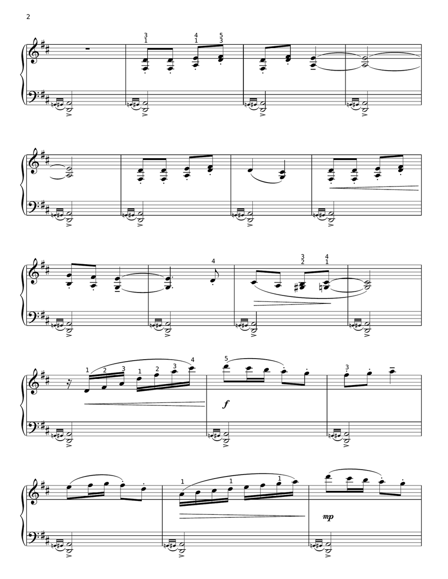 Yankee Doodle (arr. Phillip Keveren) Piano Solo scores gallery preview page 2