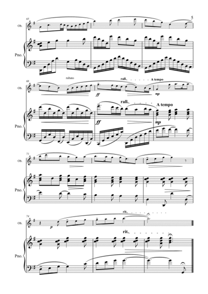 Burns Songs - Set 1 - Oboe & Piano - TK Murray image number null