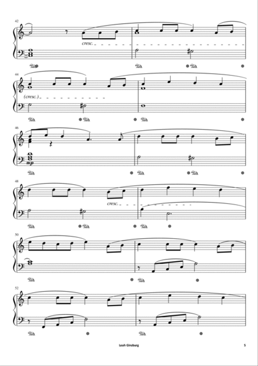 The Most Popular Jewish Songs Piano Solo scores gallery preview page 5