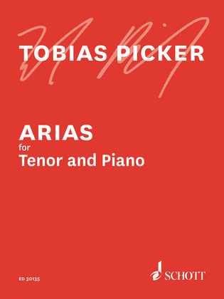 Book cover for Arias for Tenor and Piano