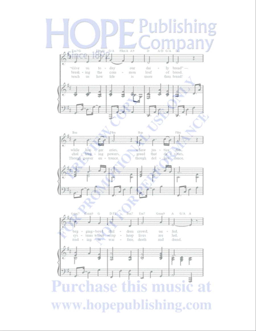 A Place at the Table Choir scores gallery preview page 51