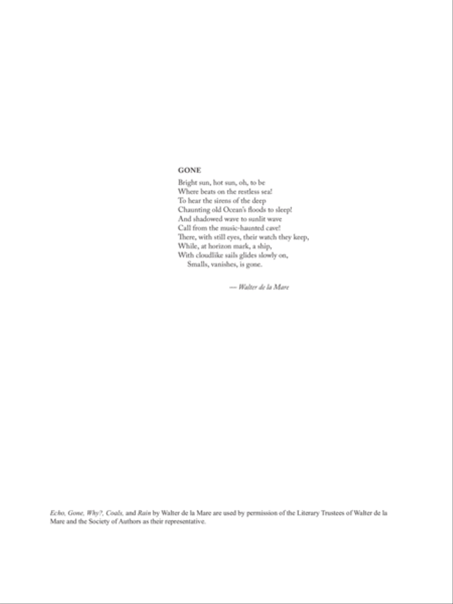 Gone Gone Soprano Voice scores gallery preview page 1