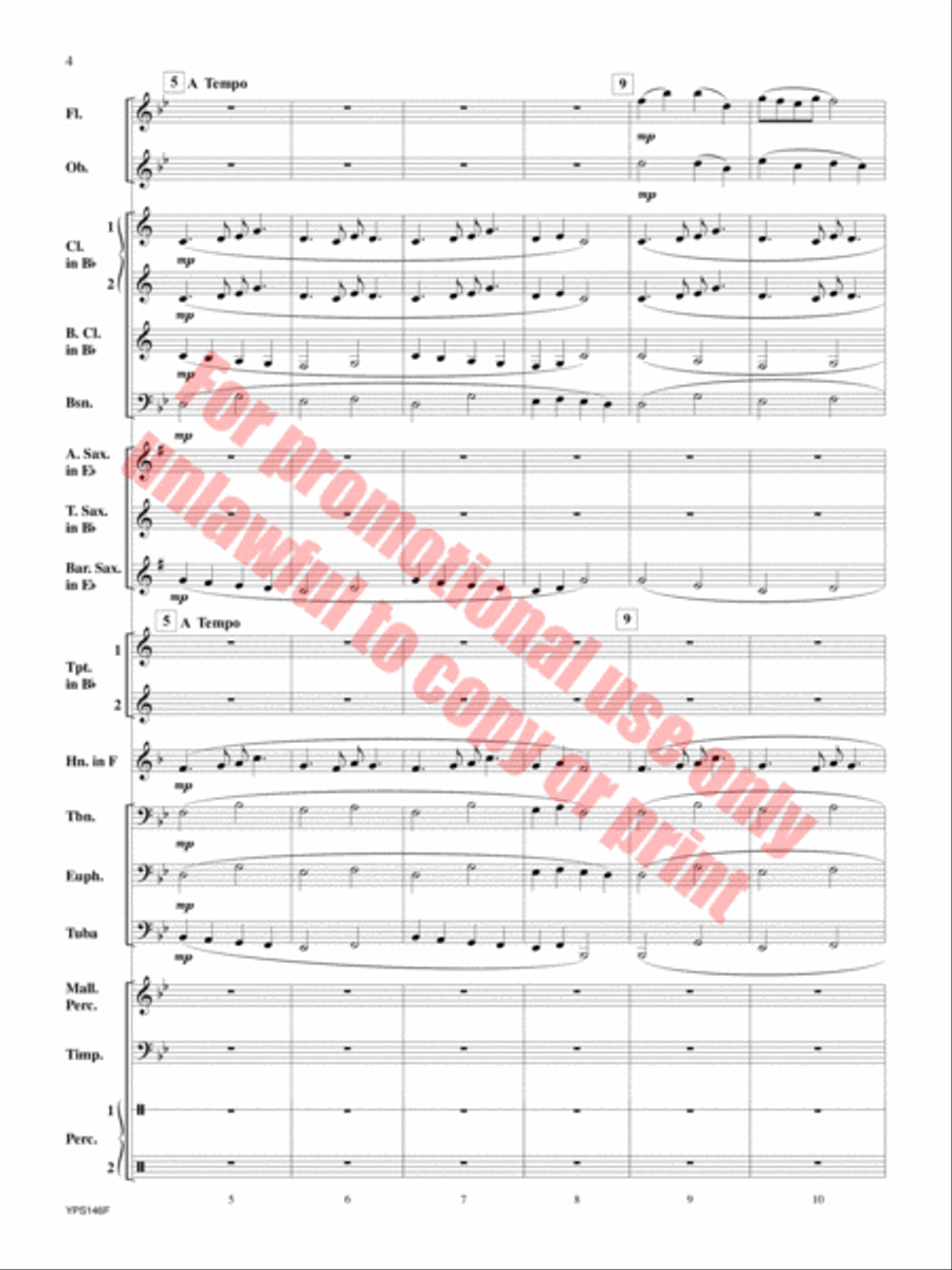 Suo Gan Suo Gan Concert Band scores gallery preview page 5