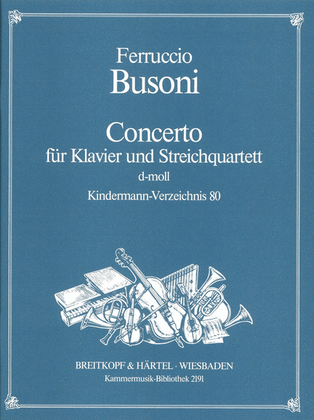 Book cover for Concerto in D minor K 80