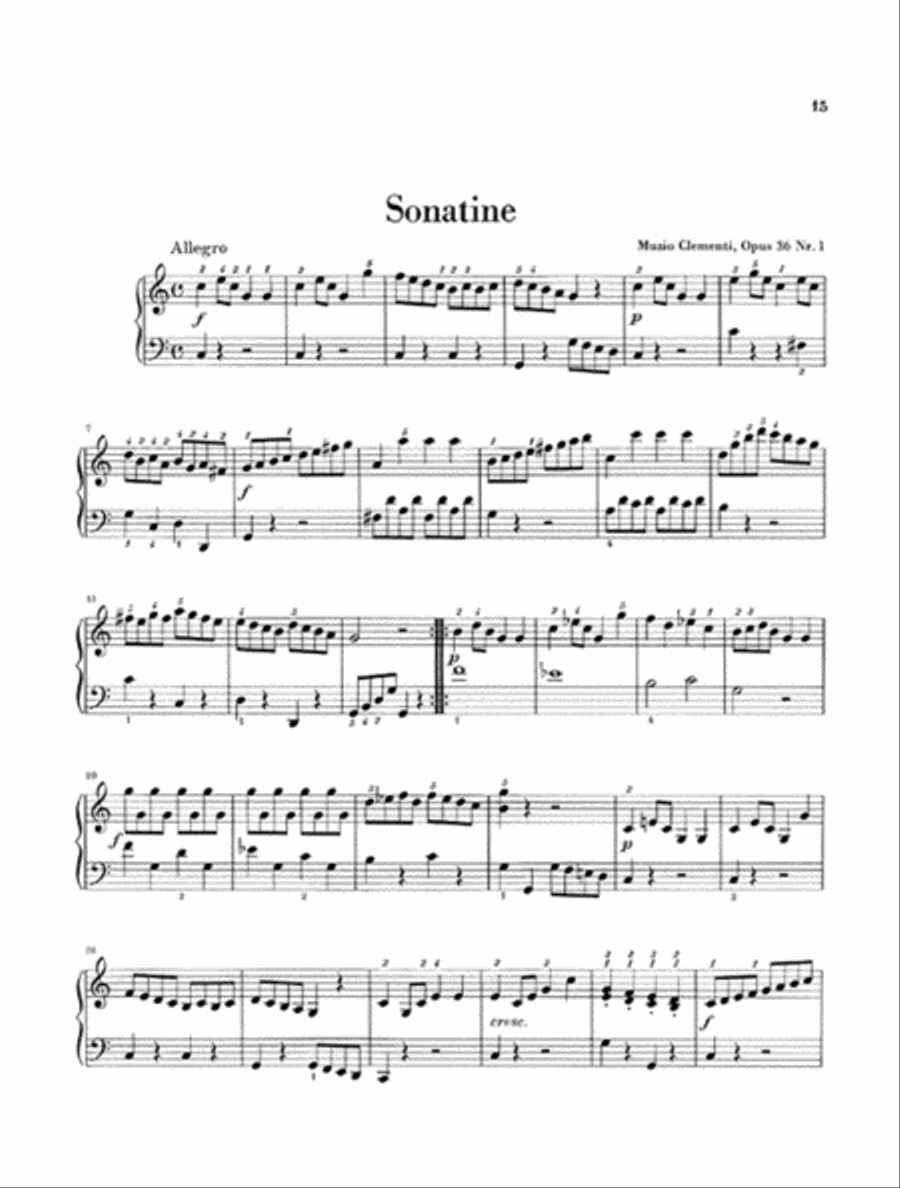 Easy Piano Pieces Classic and Romantic Eras Volume 1 by