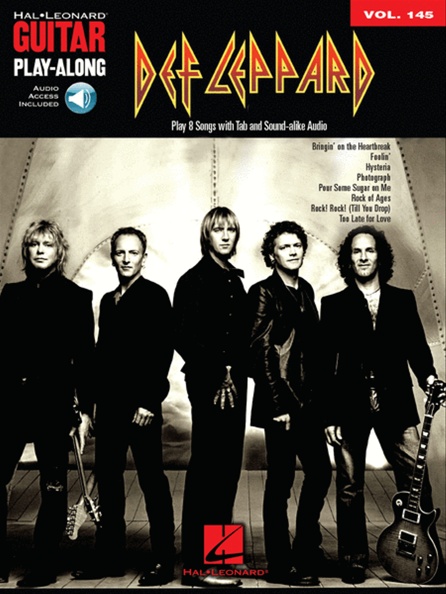 Def Leppard Guitar Tablature scores gallery preview page 1
