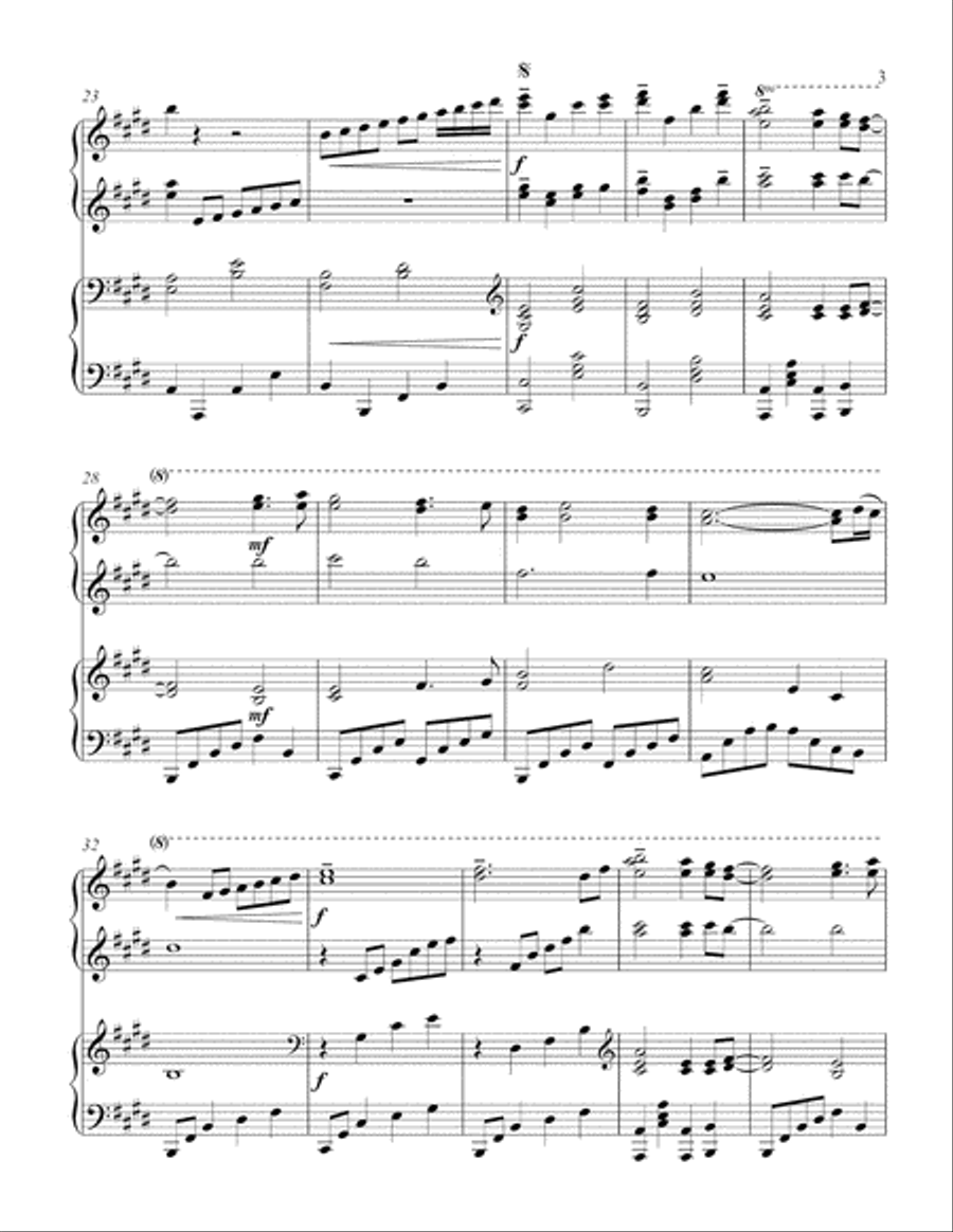 My Heart Will Go On (Love Theme from Titanic) 1 Piano, 4-Hands scores gallery preview page 4