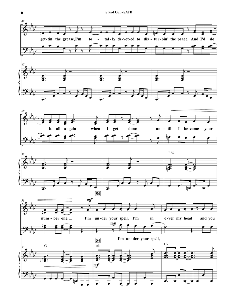 Stand Out 4-Part scores gallery preview page 6