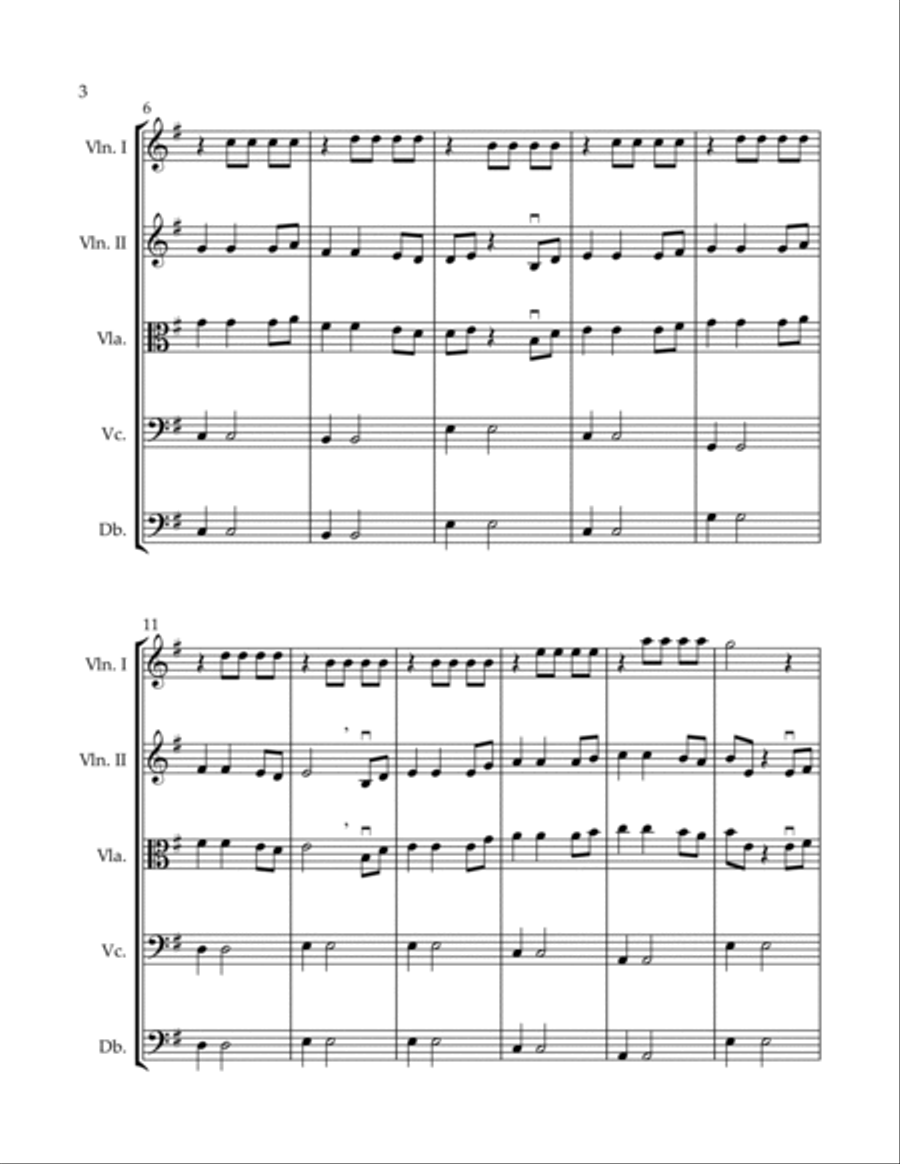 He's A Pirate He's A Pirate String Orchestra scores gallery preview page 3
