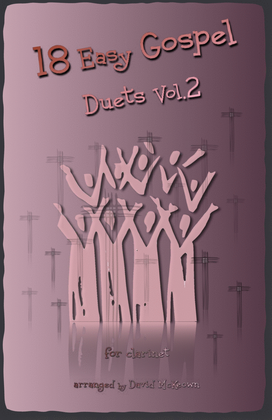 Book cover for 18 Easy Gospel Duets Vol.2 for Clarinet