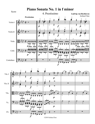Book cover for Piano Sonata No. 1, Movement 4