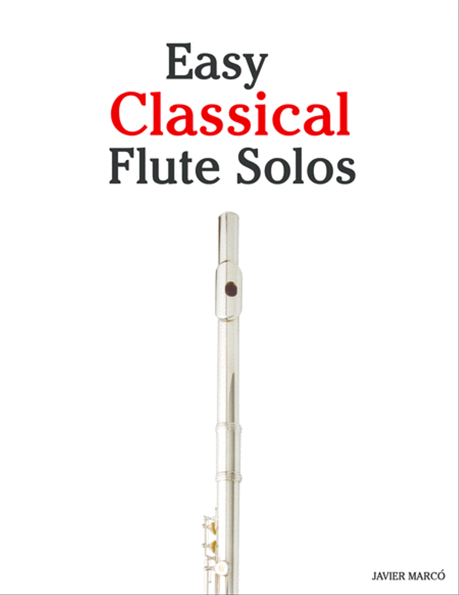 Easy Classical Flute Solos Flute Solo scores gallery preview page 1