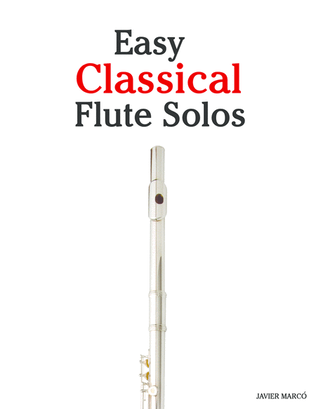 Book cover for Easy Classical Flute Solos