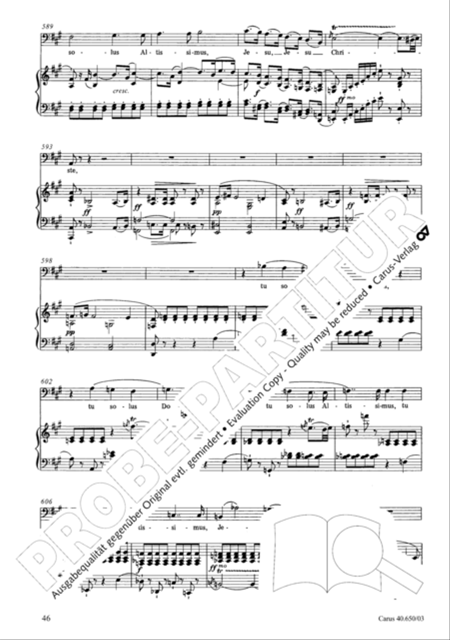 Petite Messe solennelle Petite Messe solennelle 4-Part scores gallery preview page 49