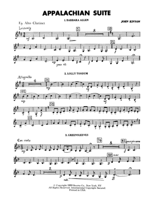 Appalachian Suite - Eb Alto Clarinet