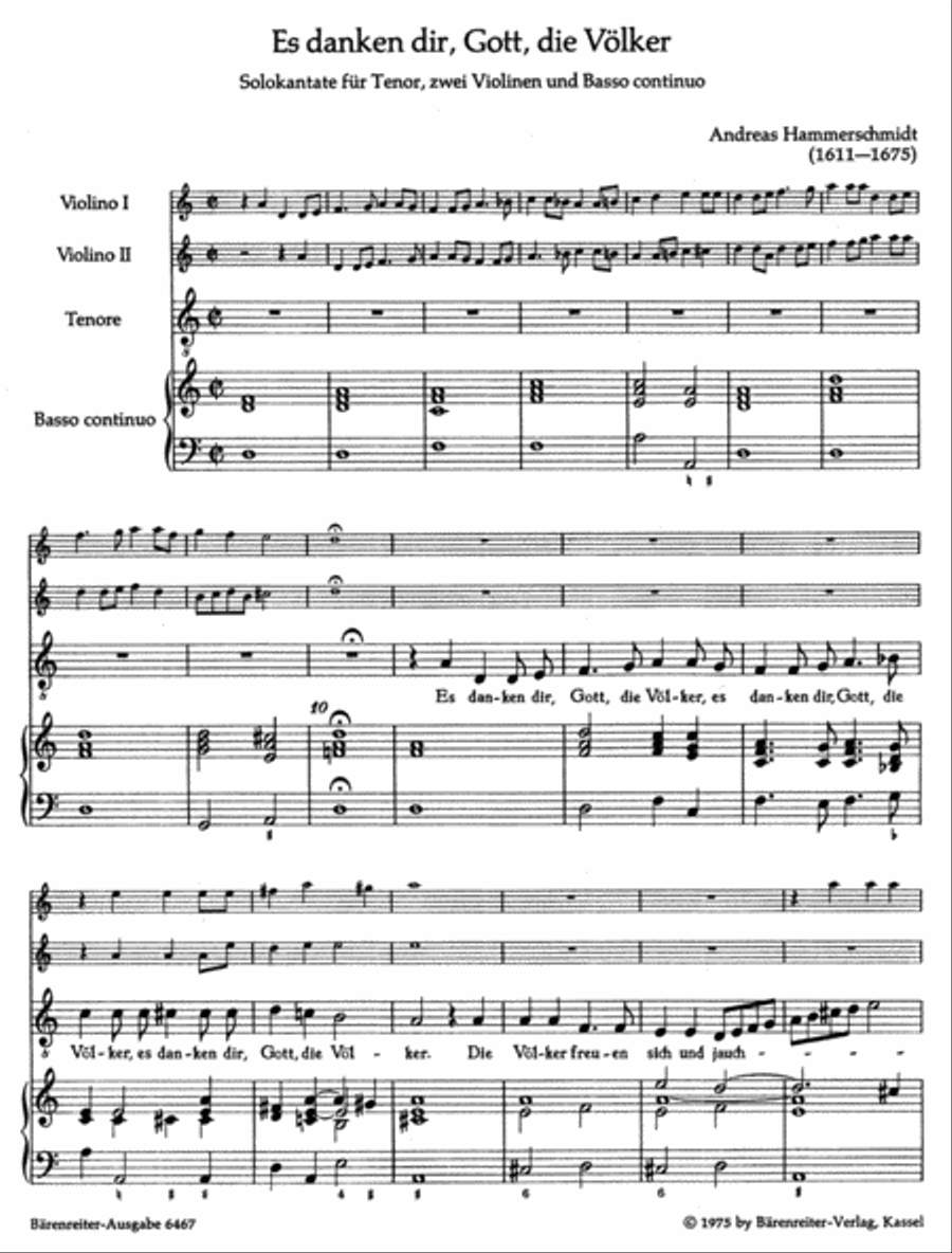 Es danken dir, Gott, die Völker Soprano Voice scores gallery preview page 2